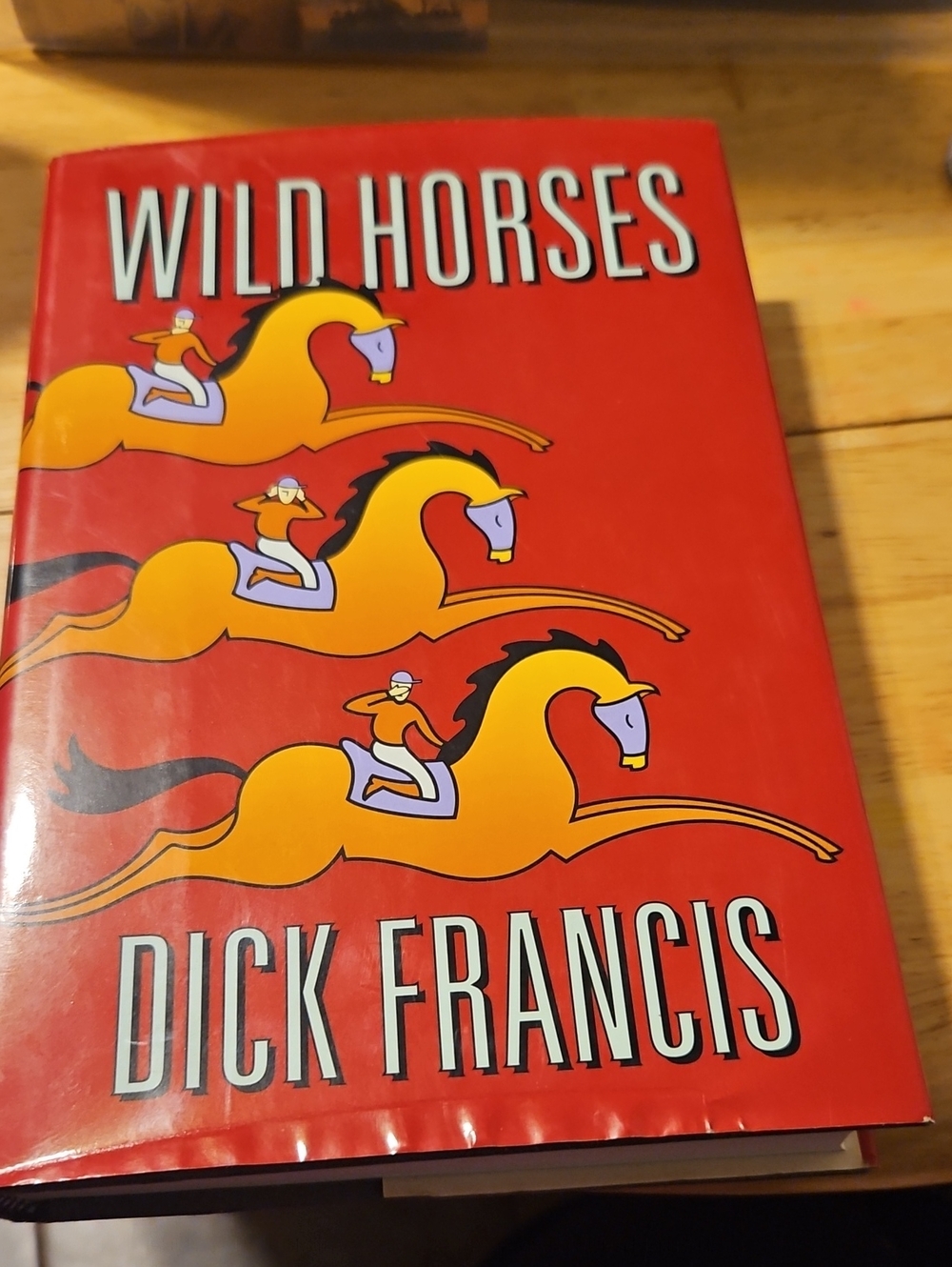 Wild Horses Hardcover Book - Red